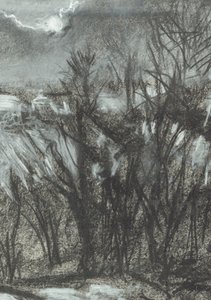 Moonlight over Osmotherley by Vincent Alexander Booth