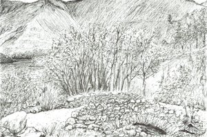 Old stone bridge in the lake district, 2005 by Vincent Alexander Booth