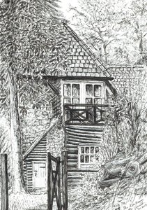 The Log House by Vincent Alexander Booth