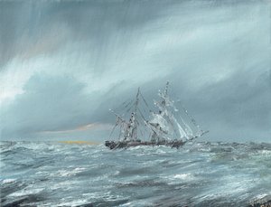 The Mary Celeste Adrift December 5th 1872 by Vincent Alexander Booth