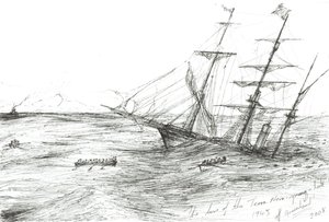 The loss of the Terra Nova 1943, 2011 by Vincent Alexander Booth