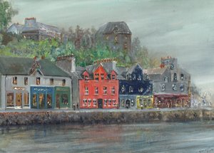 Tobermory in rain
