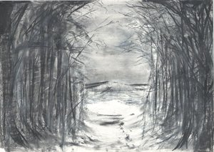 Top of the Lane Osmotherley by Vincent Alexander Booth