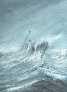 USS Hull Lost in Pacific Typhoon December 18th 1944 by Vincent Alexander Booth