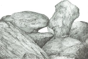 Kissing Rocks on Kinder Scout