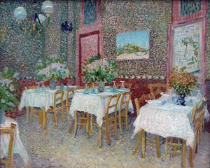 Interior of a Restaurant by Vincent van Gogh