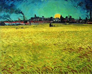 Summer Evening by Vincent van Gogh