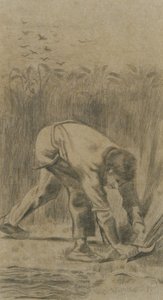 The Reaper after Millet by Vincent van Gogh