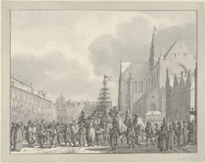 Arrival of the French at the Grote Markt in Haarlem, 1795