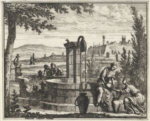 Women by a Water Well by Vincent Laurensz. van der Vinne (II)