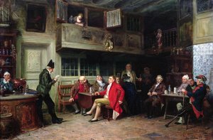 Pub interior with crowds by Vincent Stoltenberg Lerche