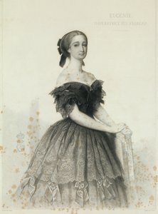Portrait of Empress Eugenie by Vincent Vidal