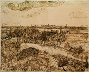 View of Arles from Montmajour by Vincent van Gogh