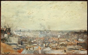 View of Paris from Montmartre by Vincent van Gogh