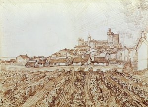 View of Saintes-Maries by Vincent van Gogh