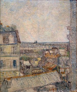 View from the Window of the Apartment on Rue Lepic