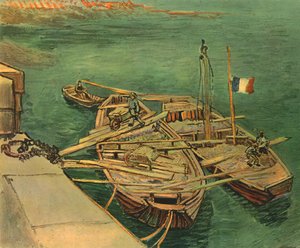 Boats on the Rhône, August 1888, 1947