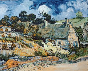 Chaumes de Cordeville to Auvers-Sur-Oise by Vincent van Gogh