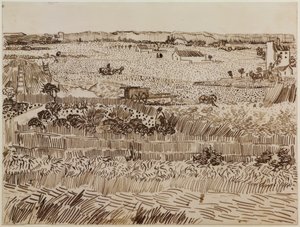 The Harvest by Vincent van Gogh