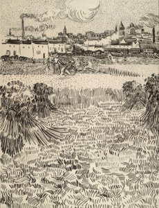 The Harvest by Vincent van Gogh