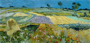 Fields near Auvers by Vincent van Gogh
