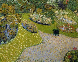Garden in Auvers by Vincent van Gogh
