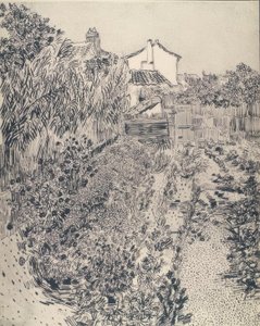 Small Farm Garden by Vincent van Gogh