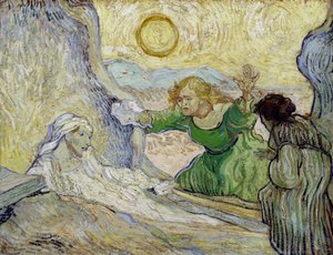 The Raising of Lazarus (after Rembrandt) by Vincent van Gogh