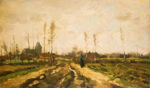 Landscape with Church and Houses