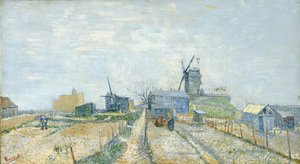 Montmartre: Mills and Vegetable Gardens by Vincent van Gogh