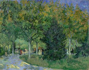 Path in the Park of Arles by Vincent van Gogh