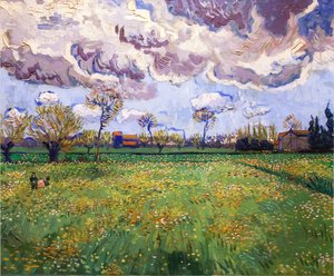 Prairies (Arles) by Vincent van Gogh