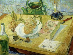 Still Life with Drawing Board, Pipe, Onions, and Sealing Wax. 1889