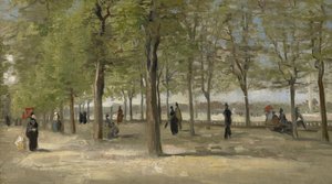 Terrace in the Luxembourg Garden by Vincent van Gogh