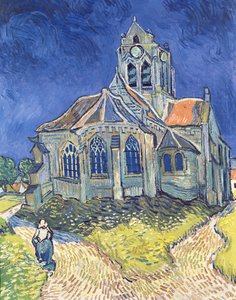 The Church at Auvers-sur-Oise by Vincent van Gogh