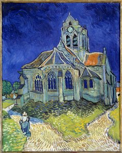 The Church of Auvers-sur-Oise by Vincent van Gogh