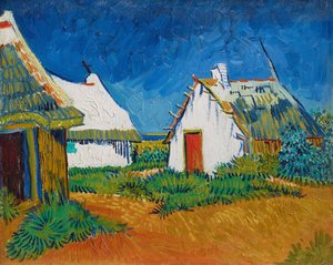 Three White Cottages in Saintes-Maries