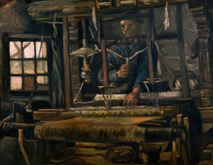 Weaver at the Loom by Vincent van Gogh