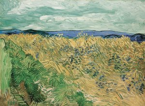 Wheat Field with Cornflowers, Auvers-sur-Oise. 1890