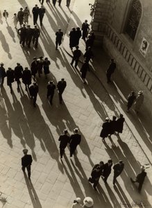 Aerial View of a Crowded Street, c.1938 by Vincenzo Balocchi