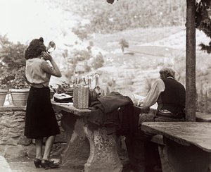 People During a Picnic, c.1955-60 by Vincenzo Balocchi