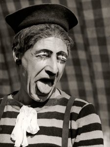 Portrait of a Clown, Italy, c.1950 by Vincenzo Balocchi