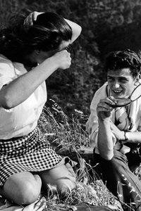 Portrait of Couple on a Meadow, c.1970 by Vincenzo Balocchi
