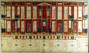 Pompeian Wall Decorations by Vincenzo Brenna