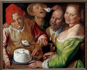 Ricotta Eaters by Vincenzo Campi