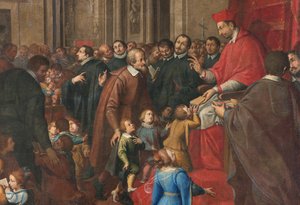 San Carlo Establishes the School of Christian Doctrine by Vincenzo and Campi Antonio Campi