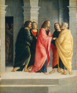Christ Instructing Peter and John to Prepare for the Passover by Vincenzo Civerchio
