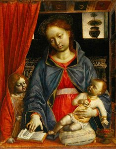 Madonna and Child with an angel, c.1479