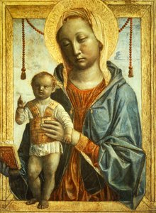 Madonna of the Book by Vincenzo Foppa
