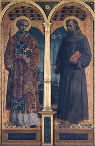 Saints Vincent and Anthony, Side Compartment of Altarpiece of Santa Maria delle Grazie